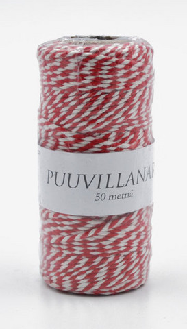 Puuvillanaru: Pun/valk. 50m