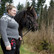 Ratsastajan jalka/vyölaukku