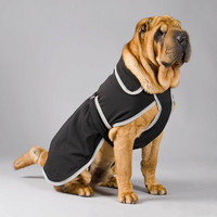 Koiran softshell-takki: Musta