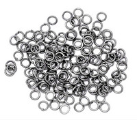 4mm Välirenkaat: Musta 50kpl