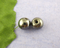 6mm Hematiittihelmiä: 25kpl