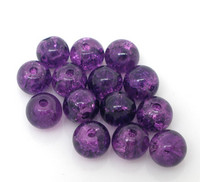 6mm Lasihelmi: Violetti 25kpl