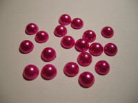 6mm Puolihelmi 100kpl: Fuksia