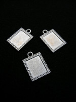 Korupohja 21x15mm: Platina 2kpl
