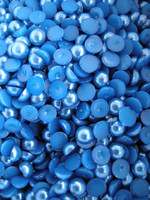 6mm Puolihelmi 100kpl: Sininen