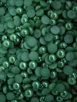 6mm Puolihelmi 100kpl: Vaaleanvihreät