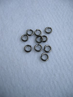 6mm Välirenkaat: Musta 1,2mm 50kpl