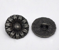 17mm Metallinappi: Antiikkihopea 1kpl
