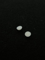 6mm Puolihelmi: Hopea 100kpl
