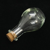 Lasipullo: 8,5x5cm 1kpl