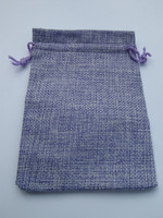14x10cm Juuttipussi: Violetti