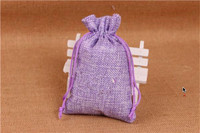 14x10cm Juuttipussi: Violetti