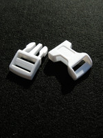 Muovilukko: Valkoinen 5x2cm 1kpl