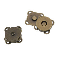 15mm Magneettinappi: Pronssi 1kpl