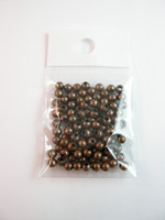 4mm Metallihelmi: Kupari 100kpl