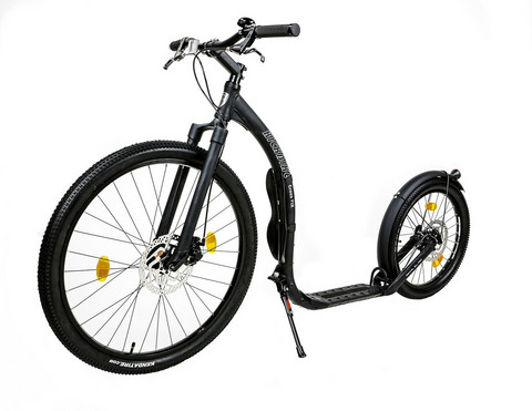 Kickbike Cross FIX with dog equipment
