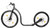 Kickbike Cross 29er with dog equipment
