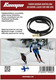 Skijoring leash for one dog
