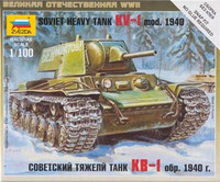 KV-I Model 1940 Soviet Heavy Tank 1/100