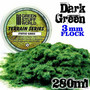 Static Grass Nylon Flock Dark Green 12mm 280ml