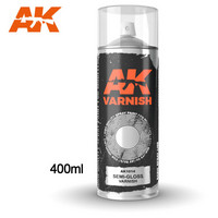 Semi-Gloss Varnish Spray 400ml (Mukana kaksi suutinta)