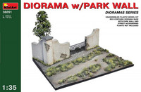 Diorama with Park Wall 1/35