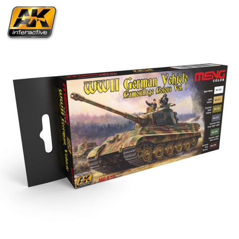 WWII German Vehicle Camouflage Colors Set