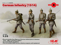German Infantry 1914 (4 Figures) 1/35