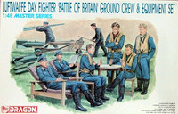 Luftwaffe Day Fighter Ground Crew & Equipment Set 1/48