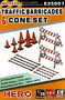 Traffic Barricades & Cone Set 1/35