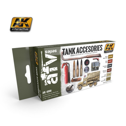 Tank Accesories Paint Set ( 6 maalia)