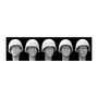 5 Heads US M1 Helmets with Net Cover 1/35