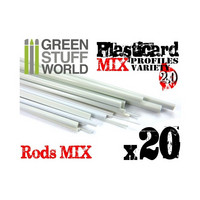 Plastic Profiles Rods Mix 20kpl