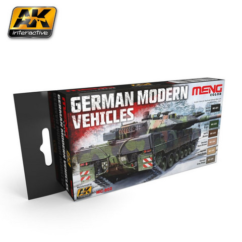 German Modern Vehicles Paint Set