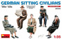 German Sitting Civilians ’30-’40s 1/35