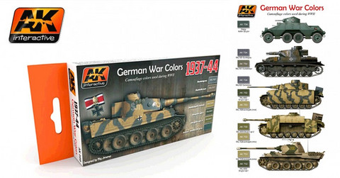 German War Colors (pakkauksessa kuusi sävyä)
