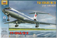 Tupolev Tu-134B Russian Airliner 1/144