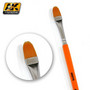 Weathering brush rounded tip