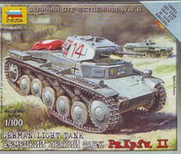 PzKpfw II German Light Tank 1/100