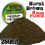 Static Grass Nylon Flock Burnt Brown 6mm 280ml
