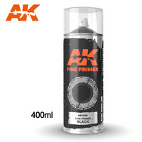 Fine Primer Spray Black 400ml (mukana kaksi suutinta)