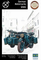 BMW R75 German motorcycle WWII 1/35