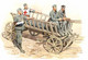 Road to the rear! - 5 German soldiers with cart 1/35