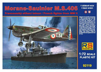 Morane-Sauliner M.S.406 French Fighter WWII 1/72
