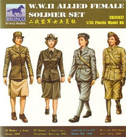WWII Allied Female Figure Set 1/35