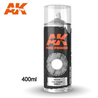 Fine Primer Spray Grey 400ml (Mukana kaksi suutinta)