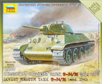 T-34/76 Soviet Medium Tank 1/100