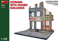Diorama with Ruined Buildings 1/35