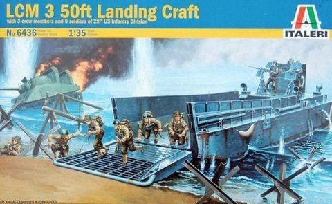 LCM 3 50’ Landing Craft 1/35