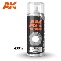 Fine Primer Spray White 400ml (Mukana kaksi suutinta)